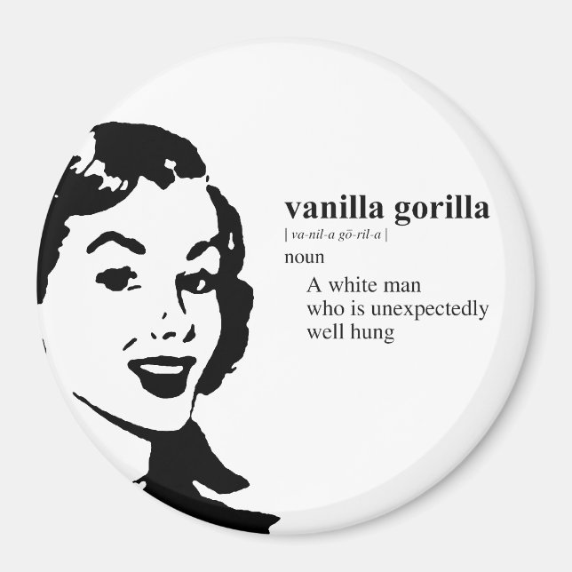 VANILLA GORILLA MAGNET (Front)