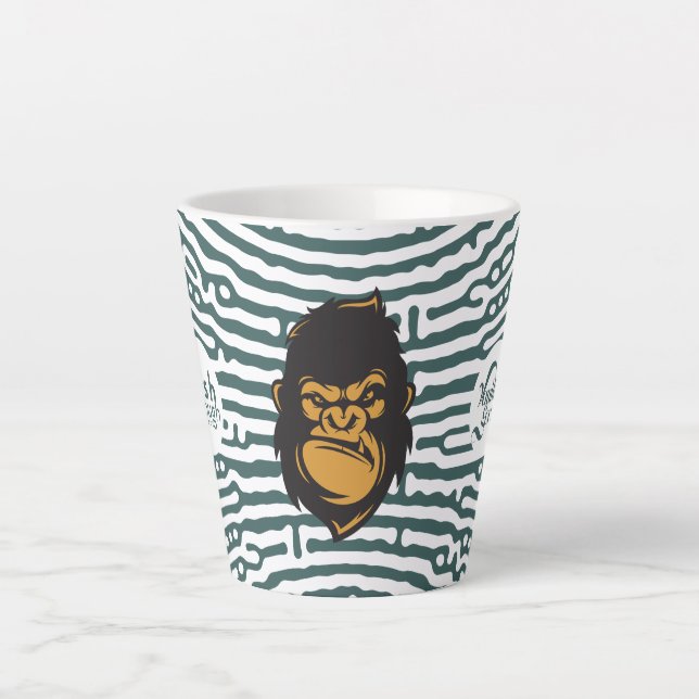 Vanilla Gorilla Small Latte Ceramic Mug  (Front)
