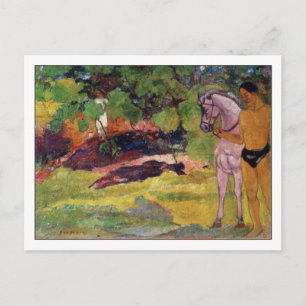 Vanilla Grove by Paul Gauguin Postcard