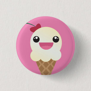 Vanilla Ice Cream Button
