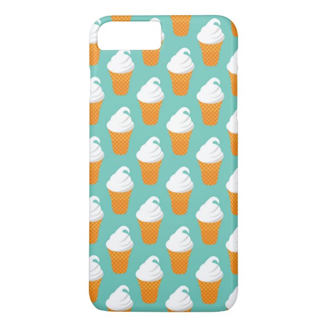 Vanilla Ice Cream Cone Pattern Case-Mate iPhone Case (Back)
