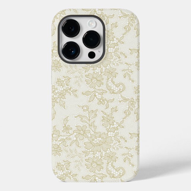 Vanilla Lace Case-Mate iPhone Case (Back)
