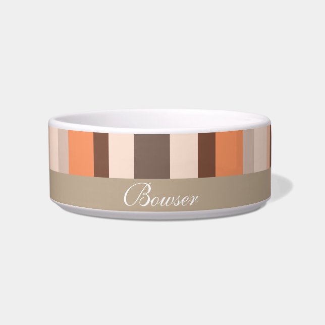Vanilla Melon  Stripes Bowl (Front)