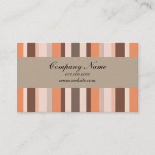 Vanilla Melon  Stripes Business Card