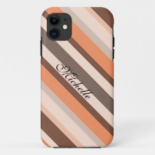 Vanilla Melon Stripes iPhone 11 Case