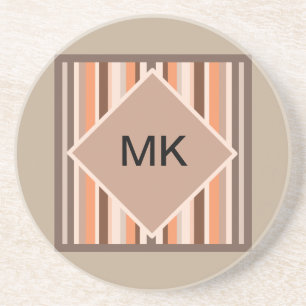 Vanilla Melon  Stripes Coaster