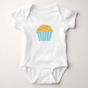 Vanilla Sprinkles Cupcake Babyware Baby Bodysuit