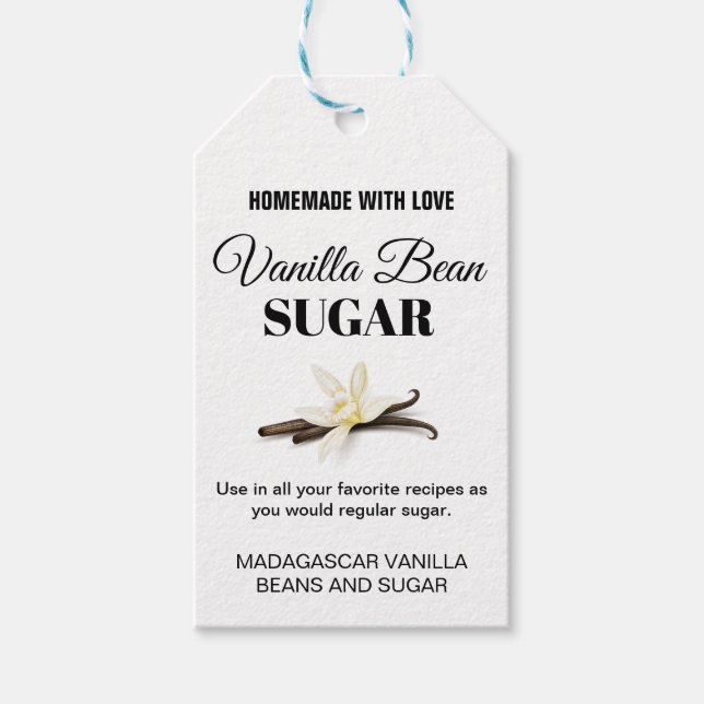 Vanilla Sugar Custom Labels VS001tag (Front)