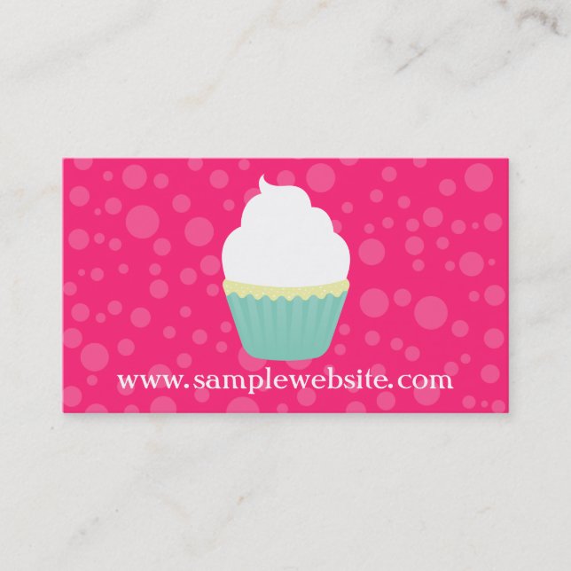Vanilla Swirl Business Card (Front)