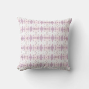 Vanilla white pink lavender geometric art design  cushion