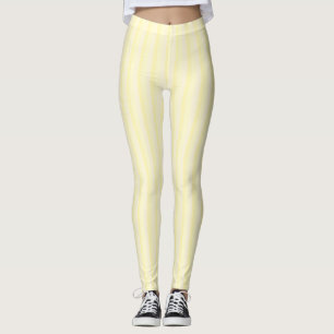 Vanilla Yellow White Colours Modern Template Leggings