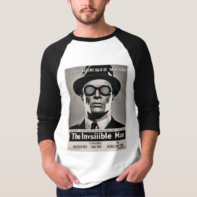 Vanishing Act Tee: The Invisible Man Inspired T-Shirt (Front)