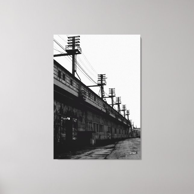 Vanishing American Industry Urban Industrial Print (Front)