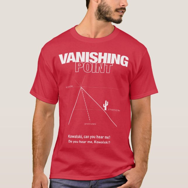Vanishing point by Richard C Sarafian 1971 funny T-Shirt (Front)