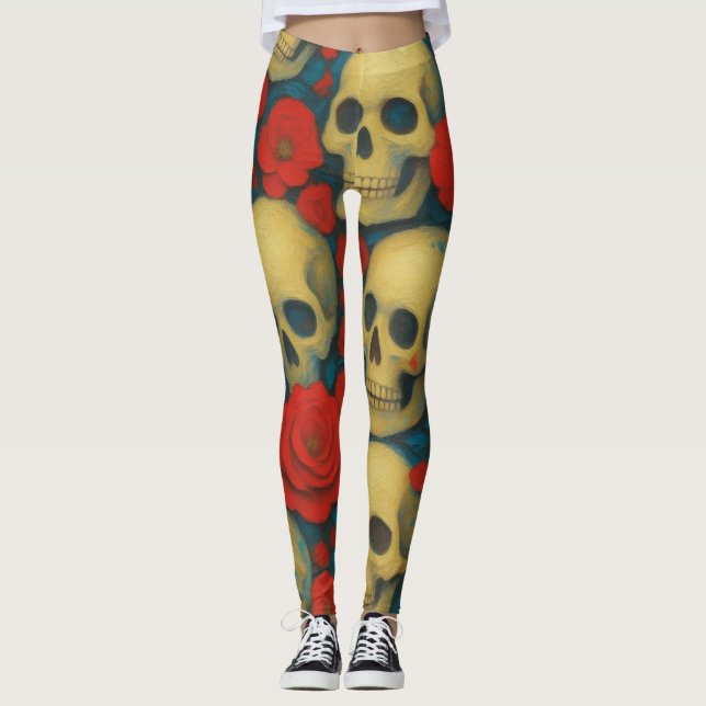 Vanitas & Roses Leggings (Front)