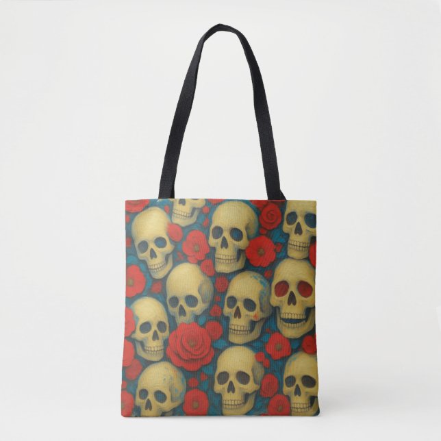 Vanitas & Roses Tote Bag (Front)