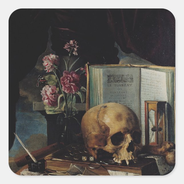 Vanitas Square Sticker (Front)