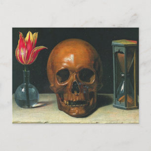 Vanitas Still Life 1671 By Philippe De Champaigne Postcard