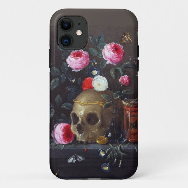 Vanitas Still Life, Jan van Kessel the Elder Case-Mate iPhone Case (Back)