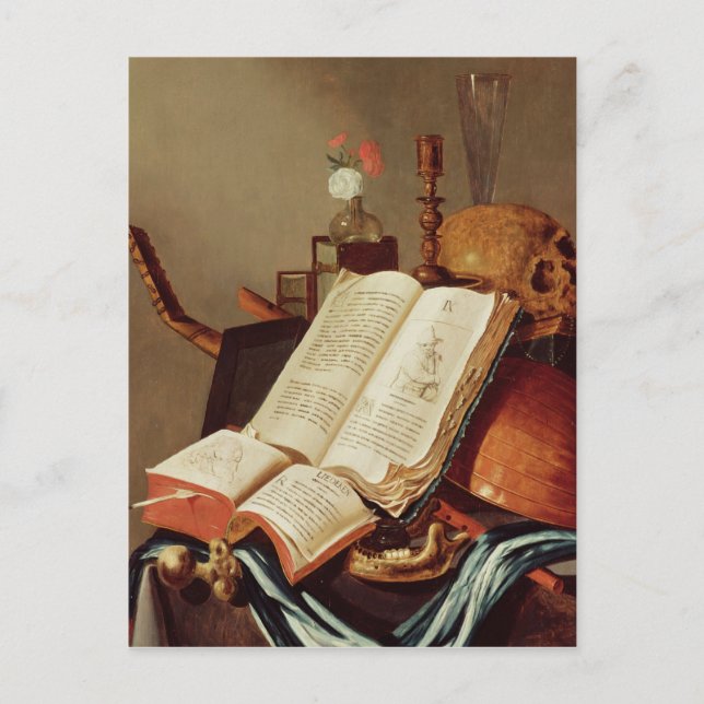 Vanitas Still Life Postcard (Front)