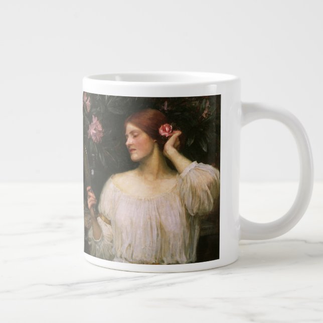 Vanity by John William Waterhouse Large Coffee Mug (Right)