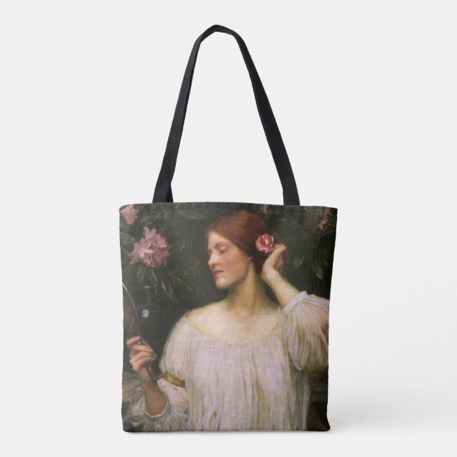 Vanity by John William Waterhouse Tote Bag (Back)