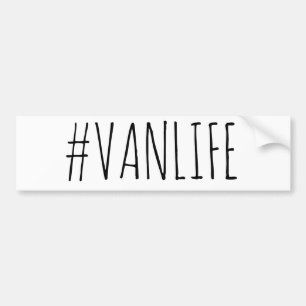 #VANLIFE Bumper Sticker {Plain}