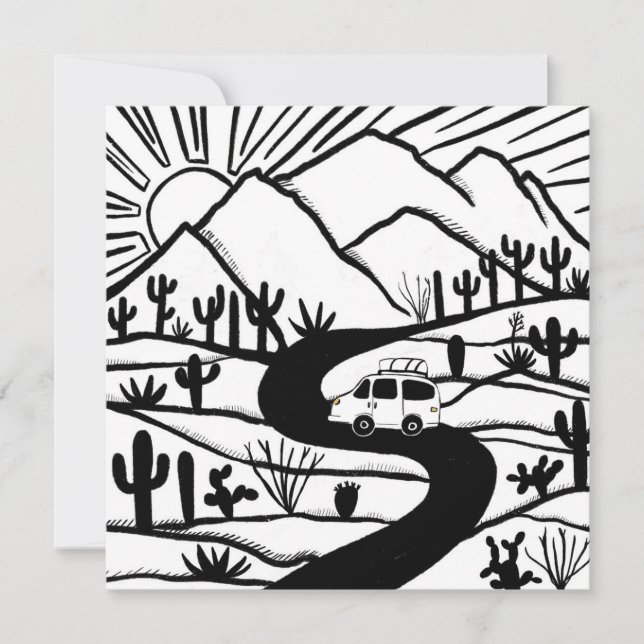 Vanlife Desert Mountain Explore Adventure (Front)