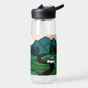 VANLIFE Sunrise Mountain Explore Adventure Water Bottle
