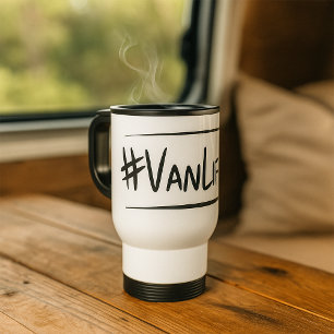 #vanlife travel mug