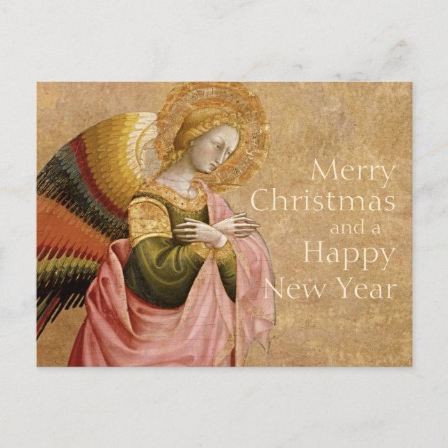 Vanni Annunciation Angel CC0596 Christmas Postcard (Front)