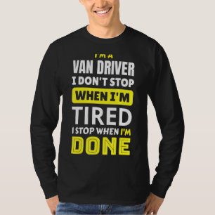 Vannin Van Life Retro Van Vanner Vantasy Camper T-Shirt