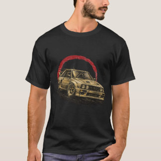 VANOSTE Classic Rally Car Illustration T-Shirt – V