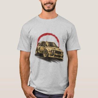 VANOSTE Classic Rally Car Illustration T-Shirt – V