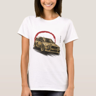 VANOSTE Classic Rally Car Illustration T-Shirt – V