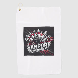 VanPort Bowling News Golf Towel