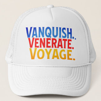 Vanquish venerate voyage trucker hat