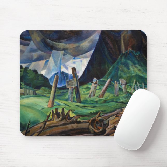 Vanquished, 1930 by Emily Carr Mouse Mat (With Mouse)