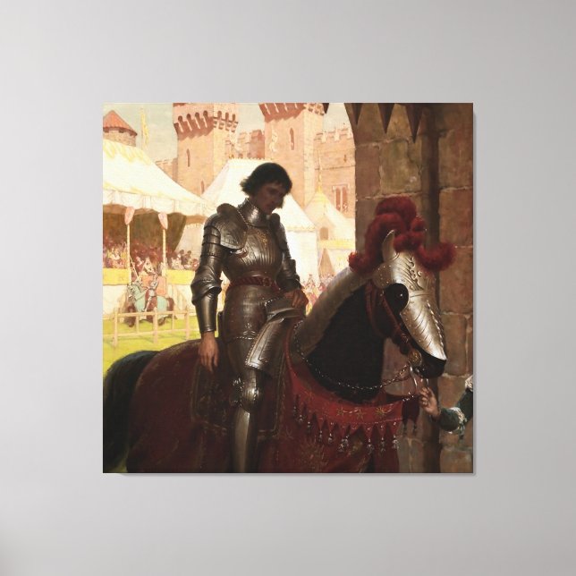“Vanquished” by Edmund Blair Leighton Canvas Print (Front)