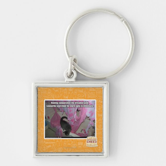 Vanquished the dreaded pink key ring (Front)