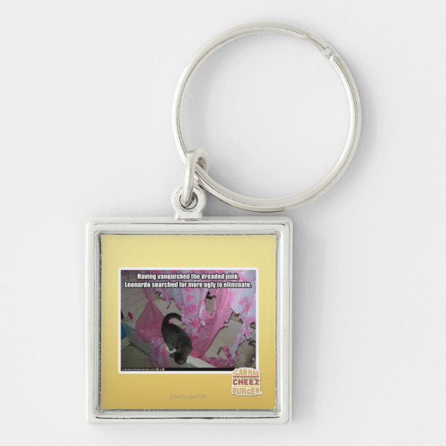 Vanquished the dreaded pink key ring (Front)