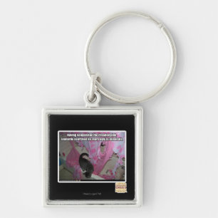 Vanquished the dreaded pink key ring