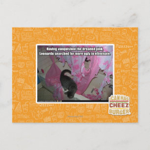 Vanquished the dreaded pink postcard