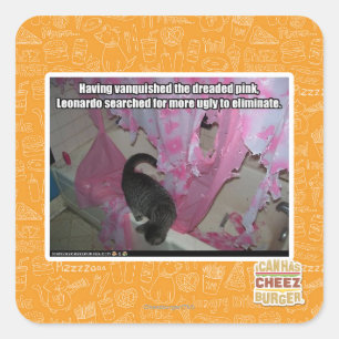 Vanquished the dreaded pink square sticker