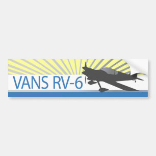 Vans RV-6 Bumper Sticker
