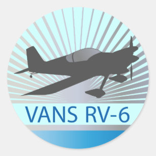 Vans RV-6 Classic Round Sticker
