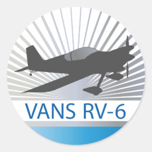 Vans RV-6 Classic Round Sticker