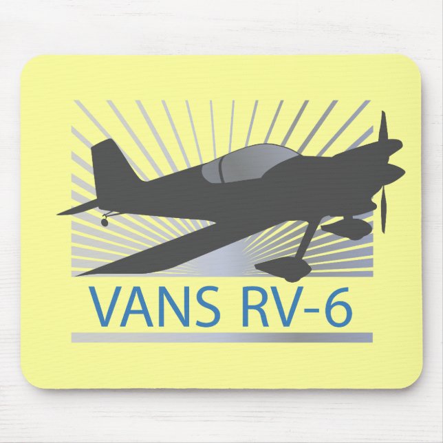 Vans RV-6 Mouse Mat (Front)