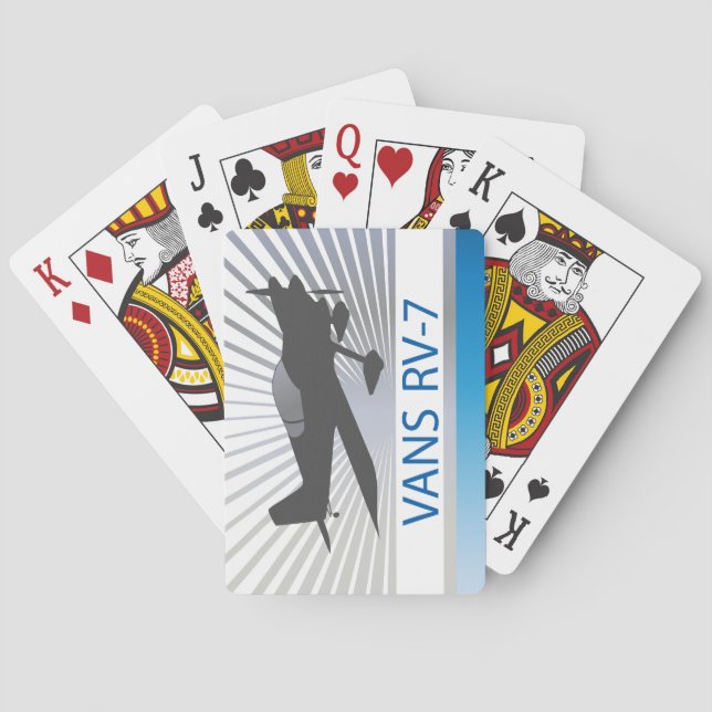 Vans RV-7 Aeroplane Playing Cards (Back)