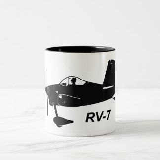 Vans RV-7 Caricature Two-Tone Coffee Mug